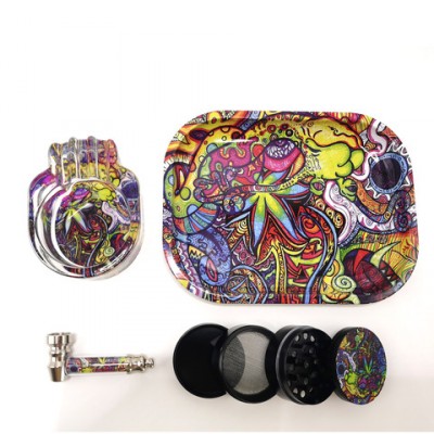 AT-Metal Grinder Set mit Tray,