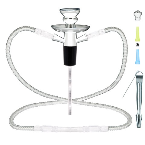 AT-Travel Hookah Kit Silber