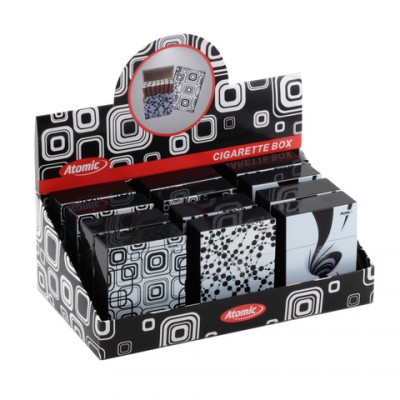 AT-Sprung-Deckel 25er-Box Blac